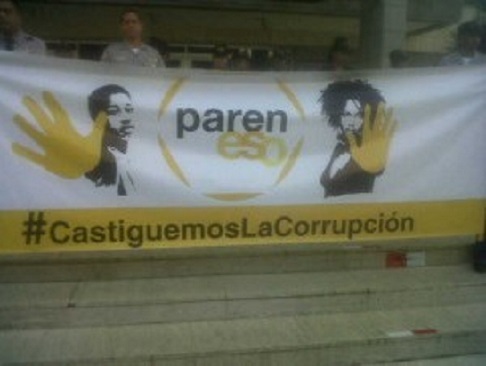 Campaña contra la corrupción.