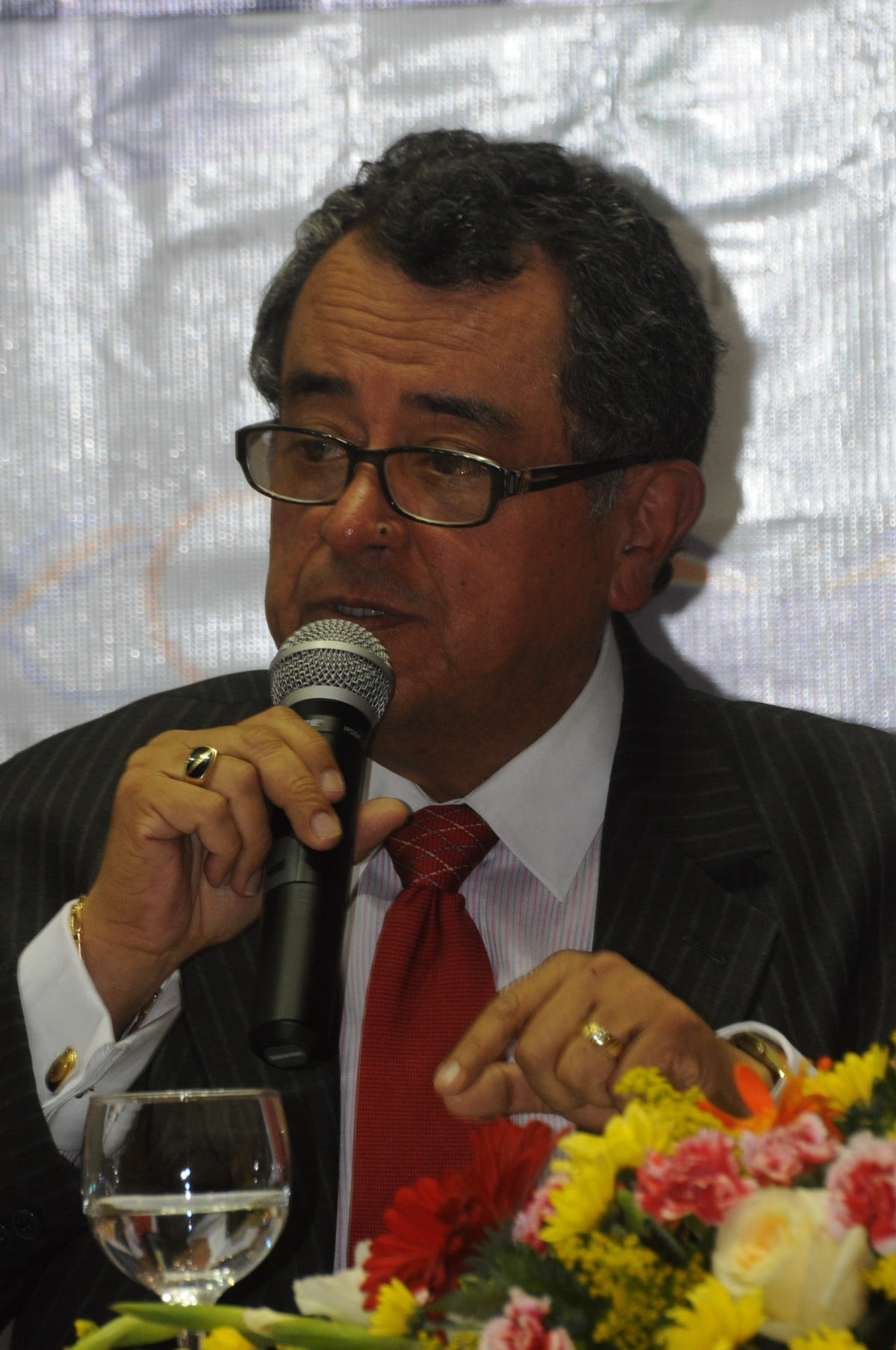 Embajador de la República del Ecuador, Carlos López Damm.