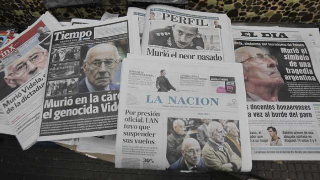 La noticia de la muerte del exgobernante de facto ha causado gran impacto en la sociedad política argentina.