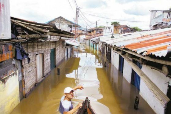 Se han visto afectados 336 de los más de 1.100 municipios colombianos y se han registrado 28.837 familias damnificadas.