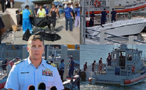 El comandante de la operación de rescate de la Guardia Costera, Darren Capra, explica los detalles del naufragio en el que cuatro mujeres perecieron la madrugada de este miércoles 16 de octubre, tratando de alcanzar tierra firme en las costas de Miami. 