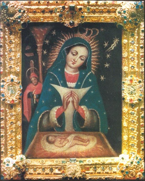 Imagen de la Virgen de La Altagracia Madre Espiritual del Pueblo Dominicano