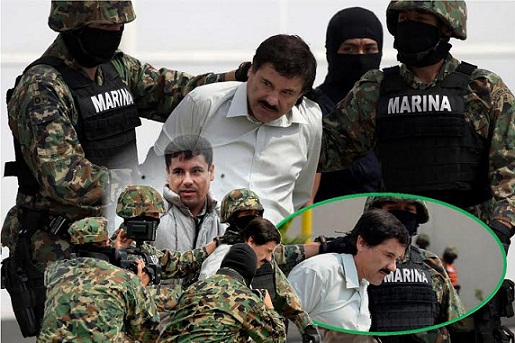 Joaquín Guzmán Loera (El Chapo) es requerido por numerosos estados en EEUU para ser juzgado por narcotráfico internacional.