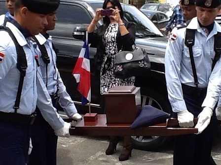 Instituciones de Gaspar Hernández reciben cenizas y realizan homenaje póstumo a héroes nacionales