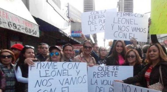 “Donde vaya Leonel nos vamos con él”, seguidores se movilizan en Alto Manhattan