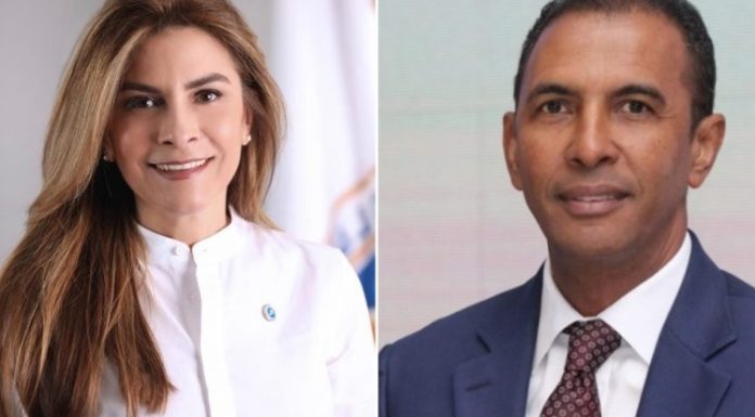 Domingo Contreras felicita a Carolina Mejía por su triunfo como alcalde en el Distrito Nacional