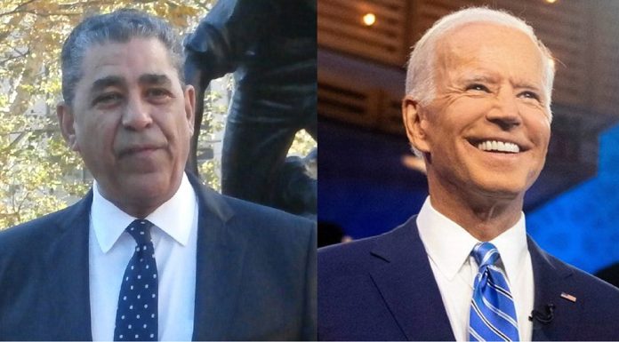 Adriano Espaillat anuncia apoyo a Joe Biden y pide demócratas votar masivamente en primarias
