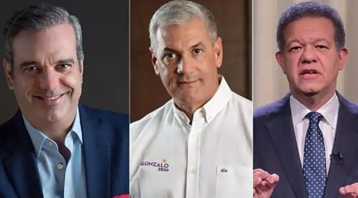 Abinader 52%, Gonzalo Castillo 24% y Leonel Fernández 17% según una encuesta realizada por la empresa Greenberg Quinlan Rosner (GQR)