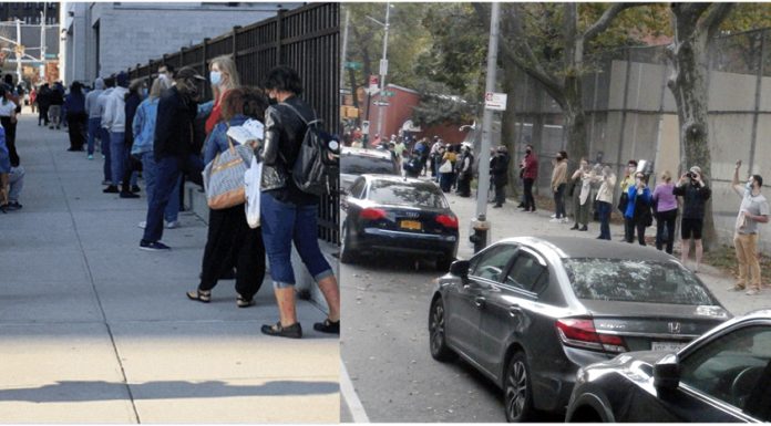 Cientos de votantes dominicanos sufragan en elecciones tempranas en condados de Nueva York