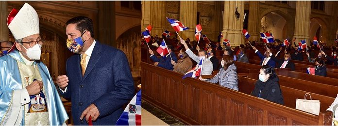 Cónsul dominicano y obispo auxiliar de Brooklyn encabezan misa a La Altagracia en catedral San Patricio resaltando fervor de los dominicanos