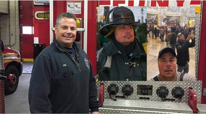 Federales buscan un ex bombero racista de Nueva York que estuvo entre dirigentes del asalto al capitolio