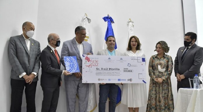 Ministros de Interior y de Cultura anuncian ganador de concurso Arte por la paz