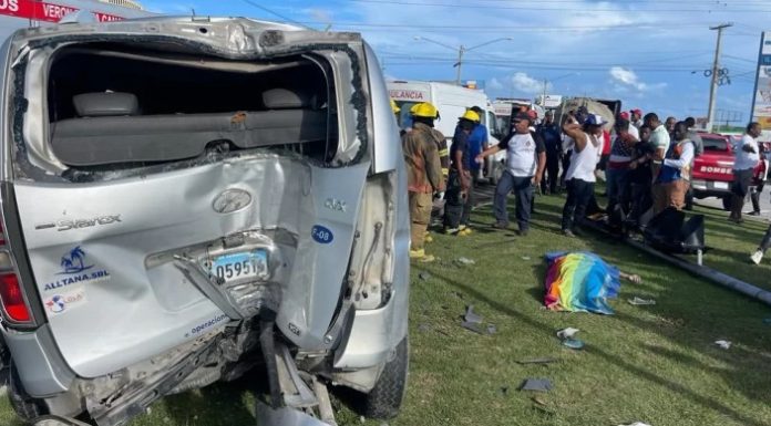 Turistas heridos en un accidente en Cabeza de Toro, Punta Cana