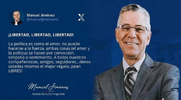 Mensaje de Manuel Jiménez en su cuenta de instagram