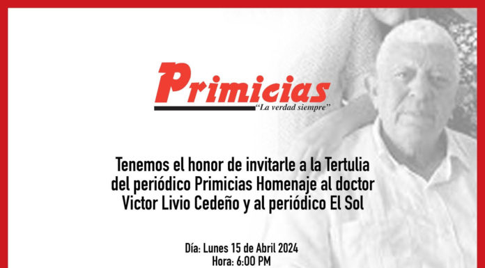 Semanario Primicias Invita a encuentro homenaje este lunes en CDP