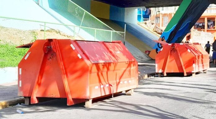 El tramo bajo el puente seco en la Av. Faro a Colón luce limpio, pero necesita vigilancia constante