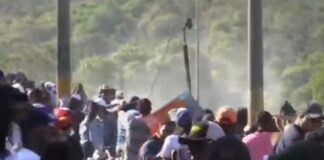Heridos y detenidos durante marcha contra minería en SJM