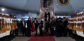 Trump llega a China para su segunda visita desde el 2017