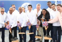 Wellington Arnaud deja iniciados trabajos de construcción del alcantarillado sanitario de Boca Chica