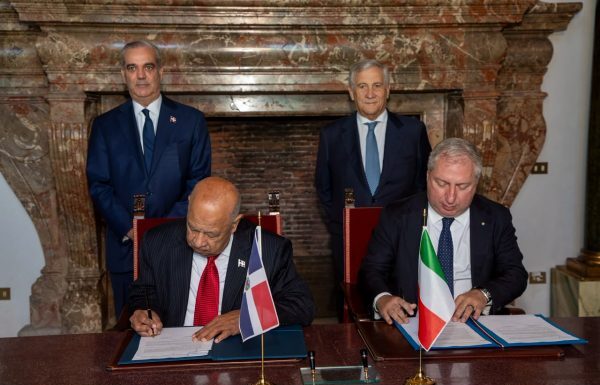 Italia y la RD firman pacto para más comercio y mejor seguridad