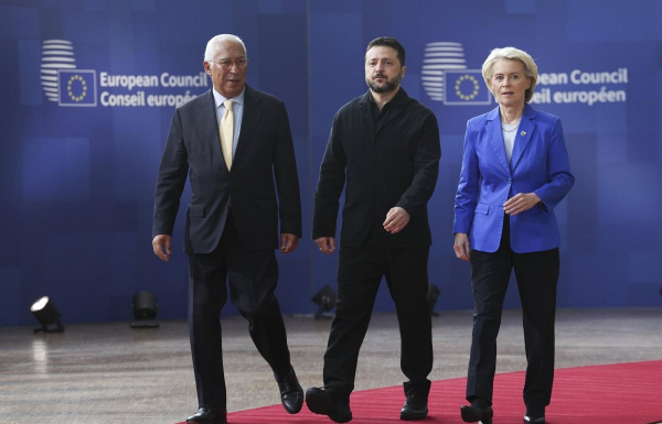 Zelenski agradece respaldo de los líderes de la Unión Europea